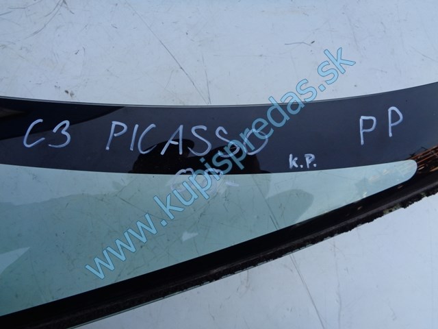 pravé predné sklo do karosérie na citroen c3 picasso, 